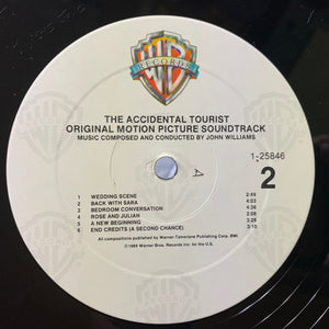John Williams (4) - The Accidental Tourist (Original Motion Picture Soundtrack)