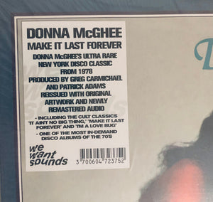 Donna McGhee - Make It Last Forever - 2019