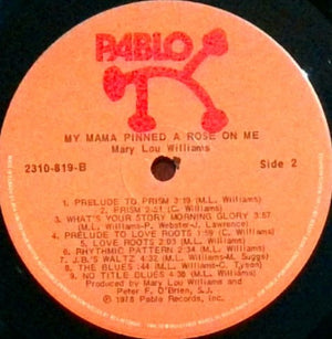 Mary Lou Williams - My Mama Pinned A Rose On Me - 1978