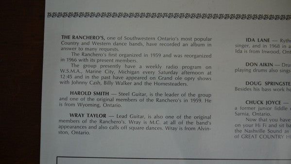 The Ranchero's - 12 Great Country Hits