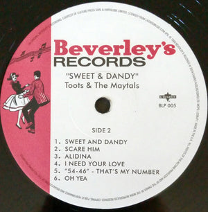Toots & The Maytals - Sweet And Dandy Vinyl Record