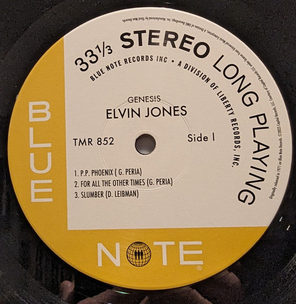 Elvin Jones - Genesis Vinyl Record