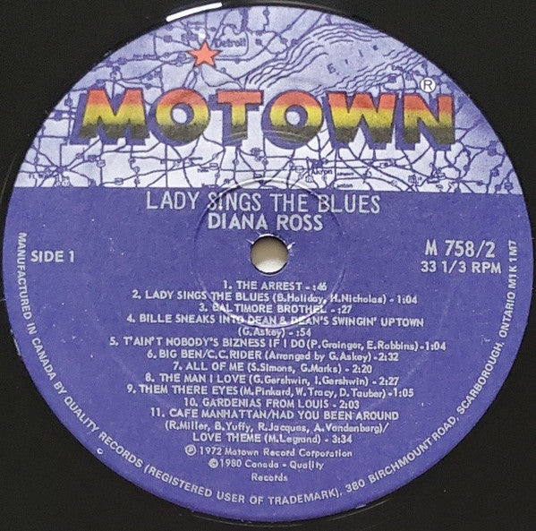 Diana Ross - Lady Sings The Blues (Original Motion Picture Soundtrack)