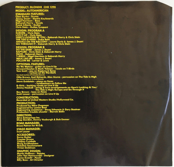 Blondie - Autoamerican