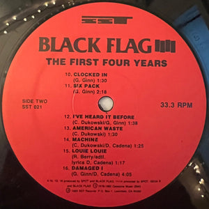 Black Flag - The First Four Years