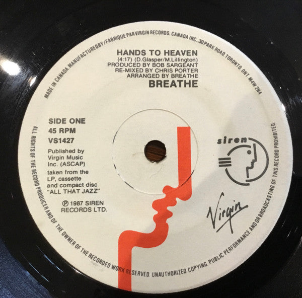 Breathe (3) - Hands To Heaven