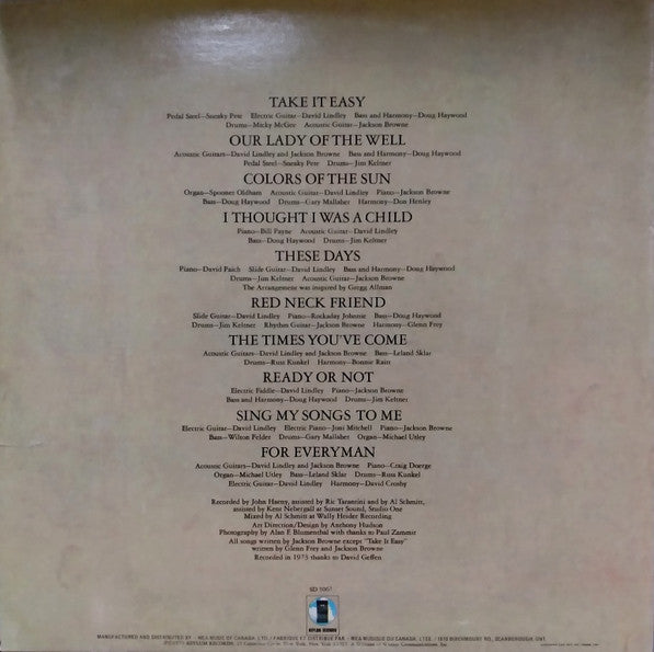 Jackson Browne - For Everyman - 1973