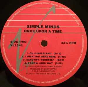 Simple Minds - Once Upon A Time - 1985