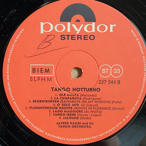 Alfred Hause Mit Seinen Tanz-Streichsolisten - Tango Notturno