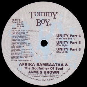 Afrika Bambaataa & James Brown - Unity - 1984