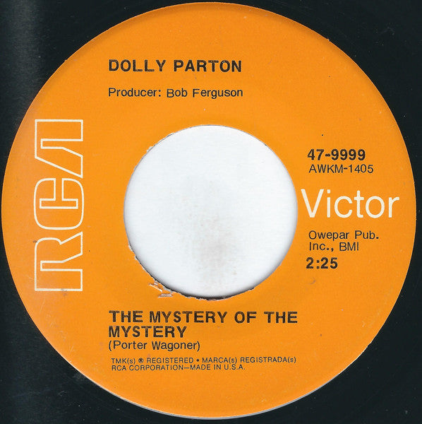 Dolly Parton - My Blue Tears / The Mystery Of The Mystery