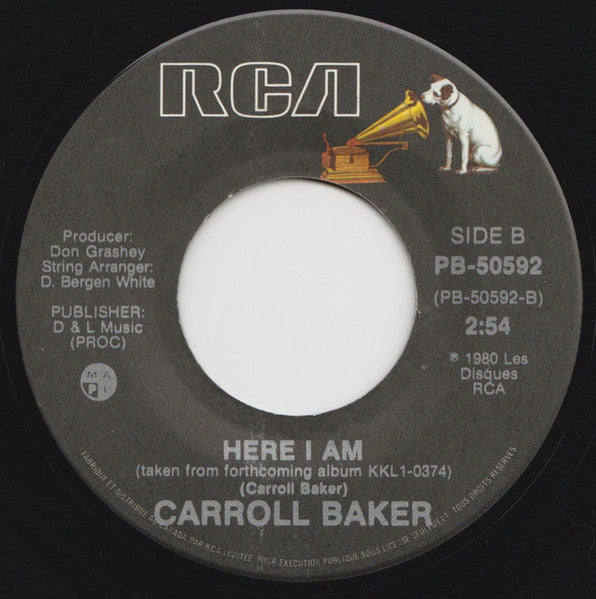 Carroll Baker - Still Falling In Love / Here I Am