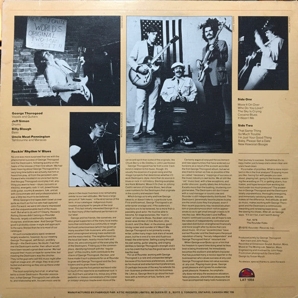 George Thorogood & The Destroyers - Move It On Over