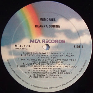 Deanna Durbin - Memories