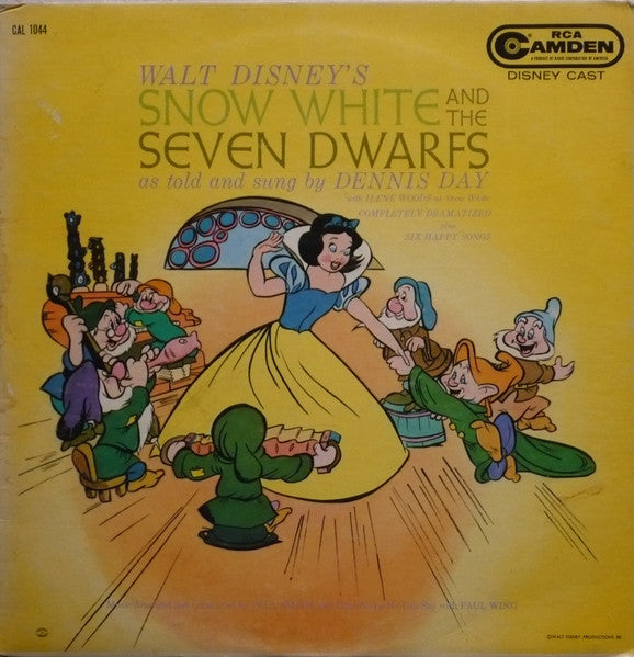 Dennis Day, Ilene Woods, Paul Wing - Walt Disney's Snow White And The Seven Dwarfs - 1960