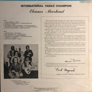 Eleanor Moorehead - Canadian Queen Of The Fiddle - 1972
