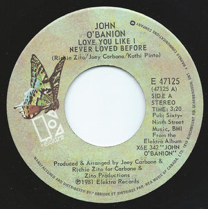 John O'Banion - Love You Like I Never Loved Before - 1981