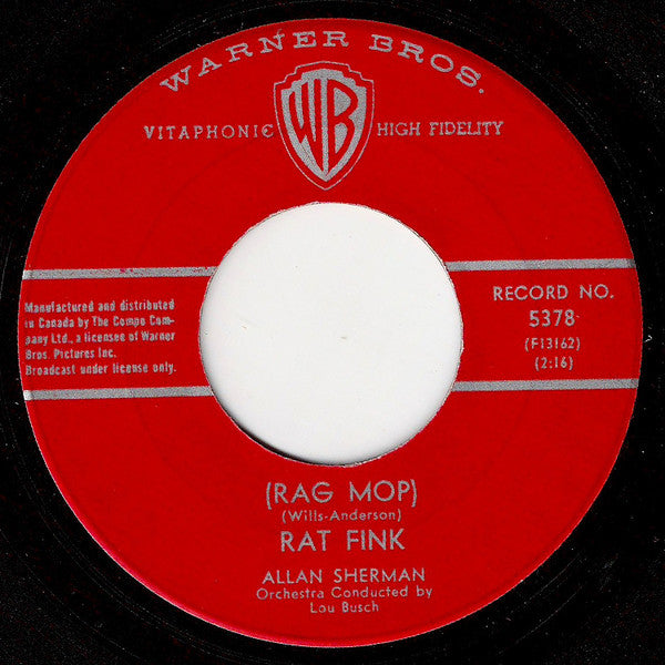 Allan Sherman - Hello Mudduh, Hello Fadduh! (A Letter From Camp) / Here's To The Crabgrass - 1963