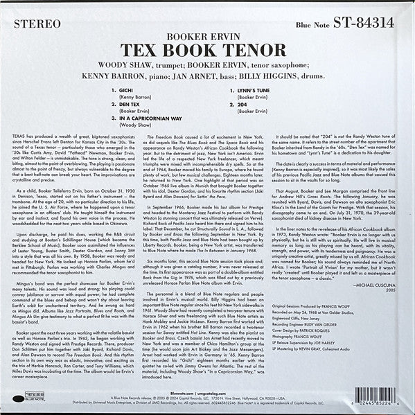 Booker Ervin - Tex Book Tenor