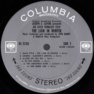 John Barry - The Lion In Winter (Original Sound Track Recording)