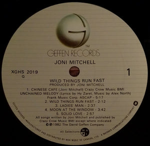 Joni Mitchell - Wild Things Run Fast Vinyl Record