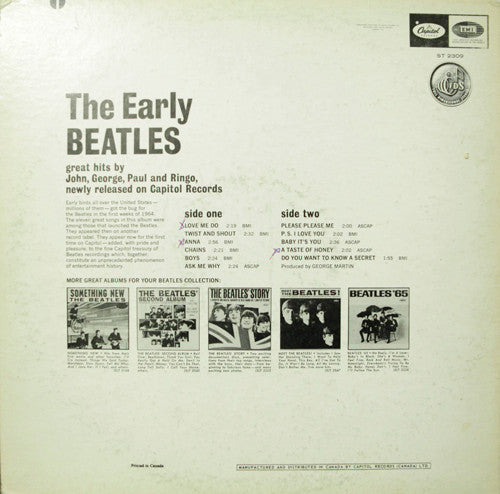 Beatles, The - The Early Beatles - 1974