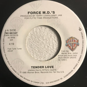 Force MD's - Tender Love - 1985
