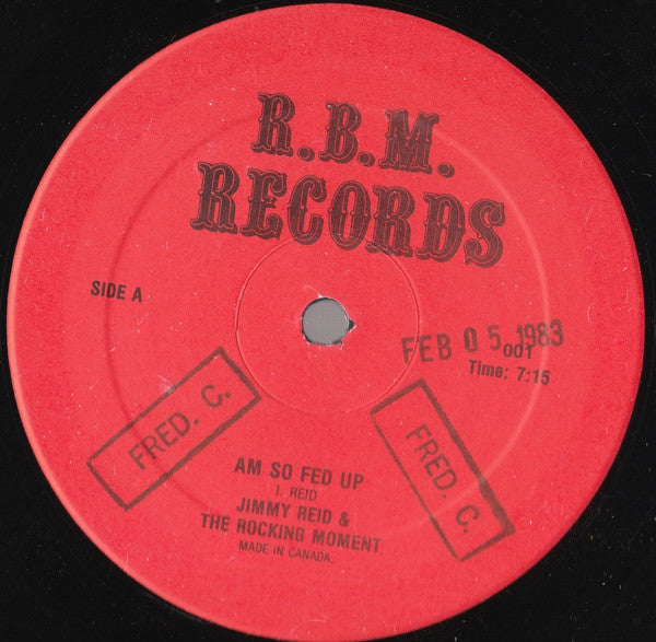 Jimmy Reid - Am So Fed Up / Rest Your Love On Me