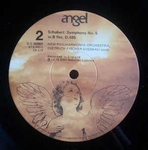 Dietrich Fischer-Dieskau Conducts Franz Schubert, New Philharmonia Orchestra - Symphony No. 8 In B Minor ("Unfinished"); Symphony No. 5 In B Flat - 1973