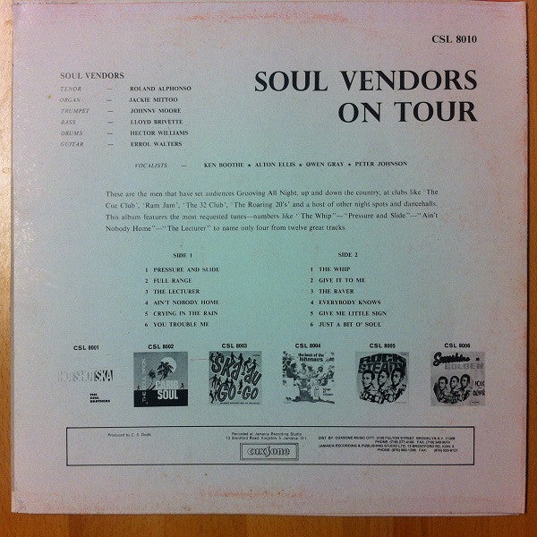 The Soul Vendors - On Tour