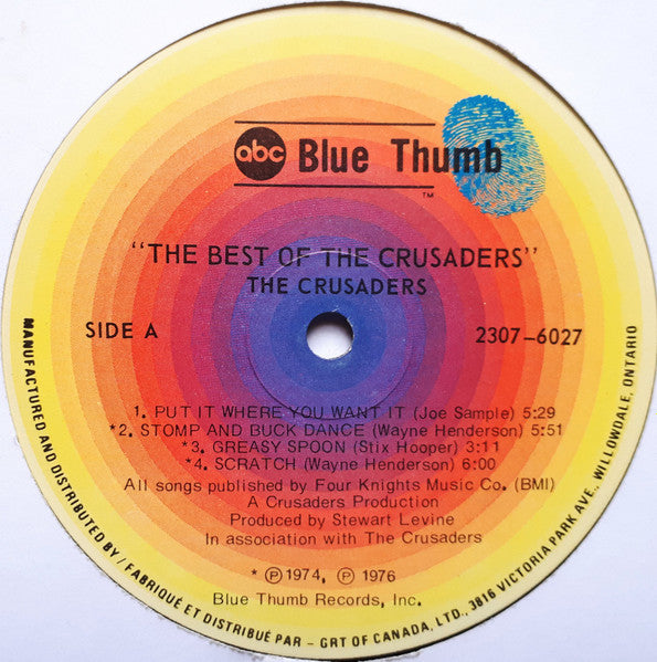 Crusaders, The - The Best Of The Crusaders - 1976