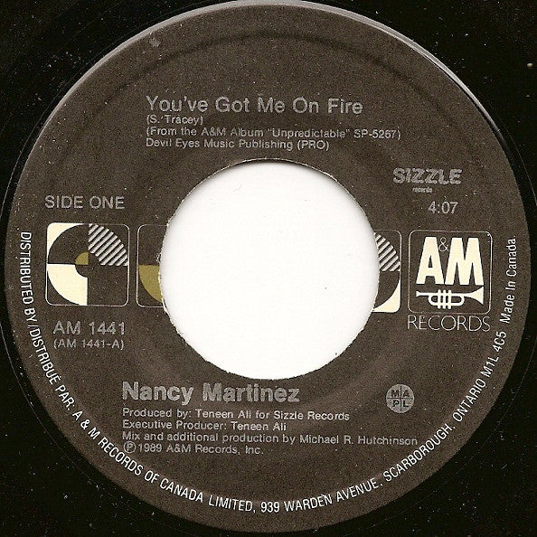 Nancy Martinez - You've Got Me On Fire - 1989