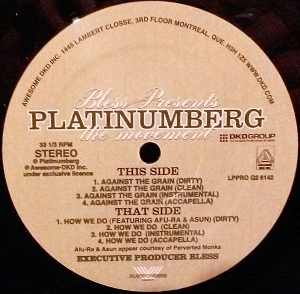 Bless - Against The Grain / How We Do Vinyl Record