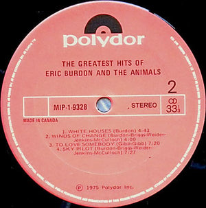 Eric Burdon & The Animals - The Greatest Hits Of Eric Burdon And The Animals -