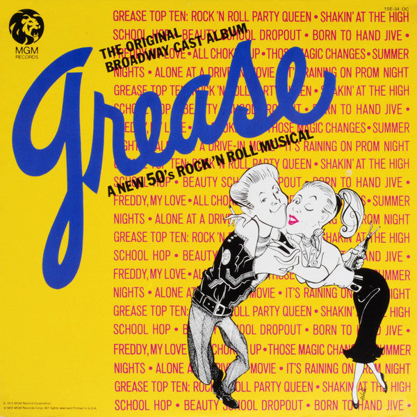 Various - Grease - The Original Broadway Cast Album -
