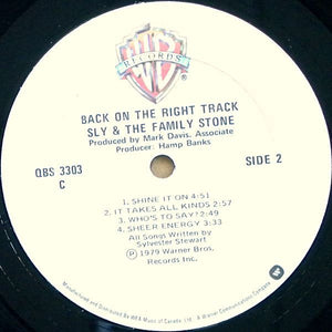 Sly & The Family Stone - Back On The Right Track - 1979