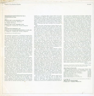 Glenn Gould - The Mozart Piano Sonatas, Vol. 4