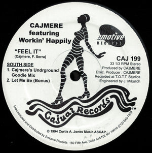 Derrick Carter / Cajmere Featuring Workin' Happily - Payment EP / Feel It - 2009