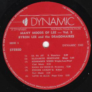 Byron Lee And The Dragonaires - The Many Moods Of Lee Volume 2