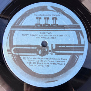 Ruby Braff With Ed Bickert Trio, The Featuring Don Thompson (2) And Terry Clarke - Ruby Braff With The Ed Bickert Trio Featuring Don Thompson And Terry Clarke - 1979