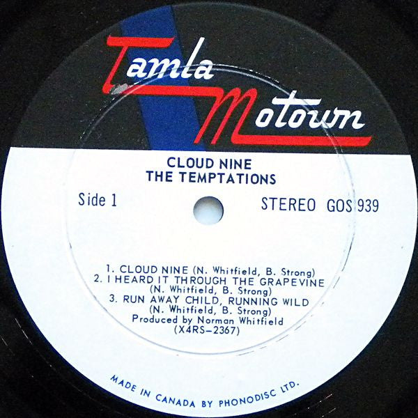 Temptations, The - Cloud Nine - 1969