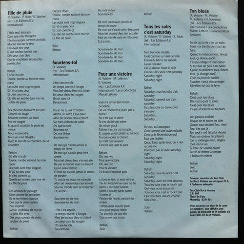 Roch Voisine - Hélène Vinyl Record
