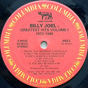 Billy Joel - Greatest Hits Volume I & Volume II - 1985