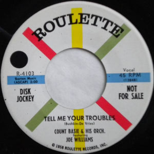 Count Basie Orchestra - Tell Me Your Troubles / Hallelujah, I Love Her So