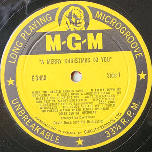 David Rose & His Orchestra - A Merry Christmas To You - 1956