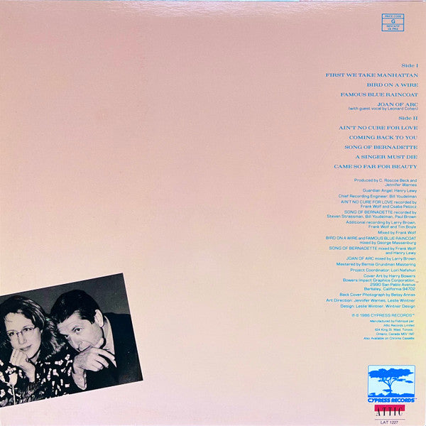 Jennifer Warnes - Famous Blue Raincoat (The Songs Of Leonard Cohen) - 1986