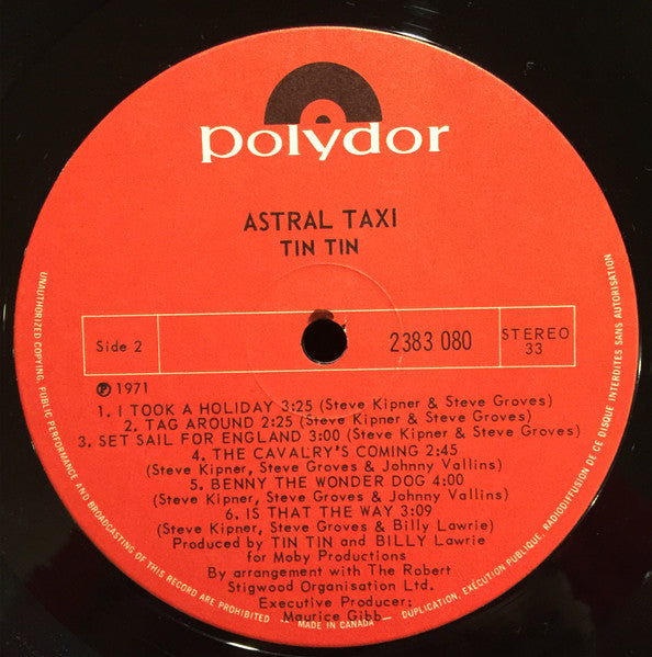 Tin Tin - Astral Taxi - 1971