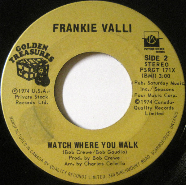 Frankie Valli - My Eyes Adored You - 1974