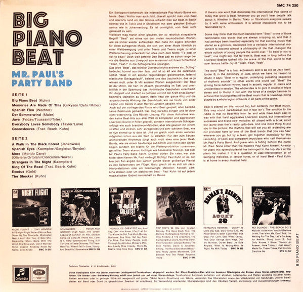 Paul Kuhn Und Seine Partyband - Big Piano Beat -