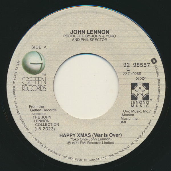John Lennon - Happy Xmas (War Is Over) - 1982